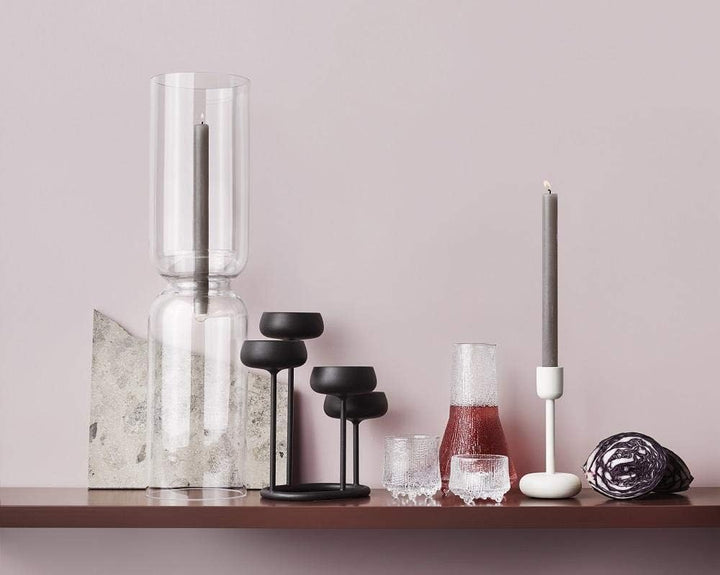 Iittala Kerzenhalter Lantern Glas grau, 60cm 60cm Grau, 60cm Grau