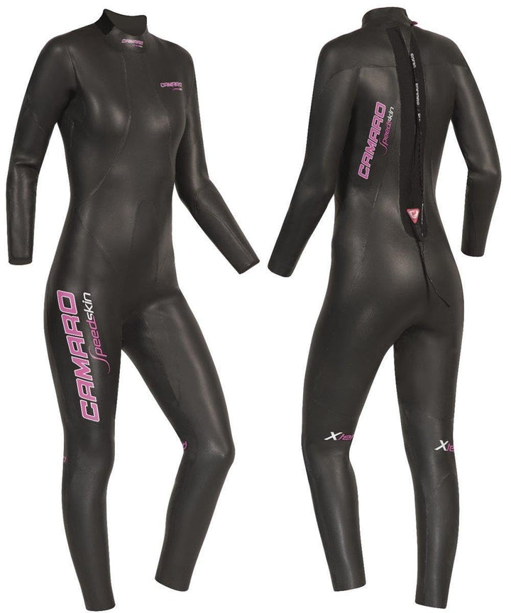 Camaro Damen Speedskin Overall Triathlon Neoprenanzug XS Schwarz, XS Schwarz