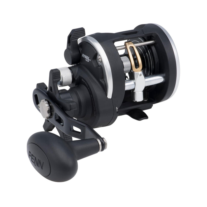 PENN Rival Level Wind Multirolle für Boote und Kajaks – Hochleistungs-Salzwasserrolle für Dorsch, Ba