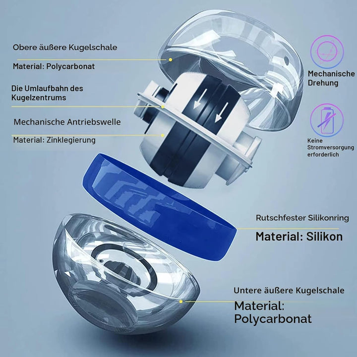 Handgelenktrainer-Ball, Auto-Start, Handgelenkstärker, Gyroskopischer Unterarm-Trainer, Gyro-Ball zu