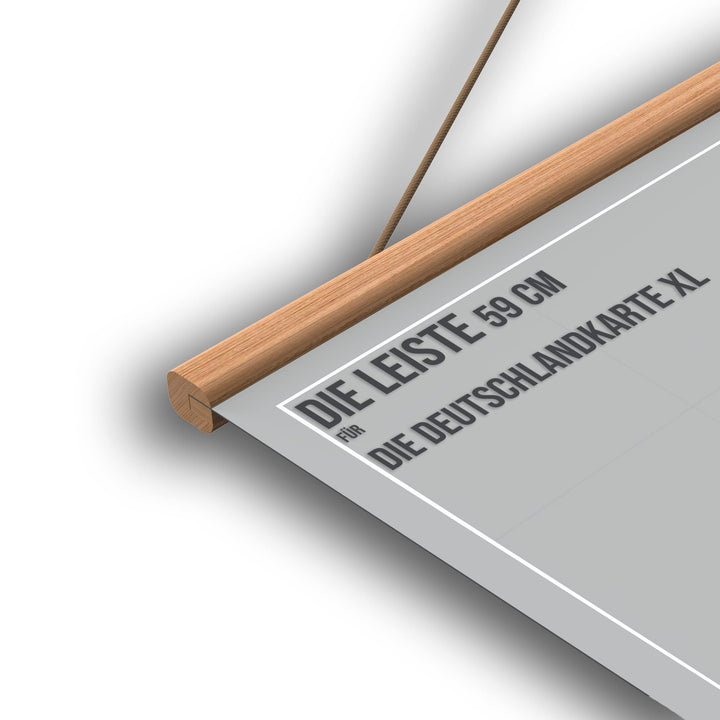 Vacentures Die Leiste - Schraubbare Klemmleiste für Magnetische Karten 59 CM 59 CM Natur, 59 CM Natu