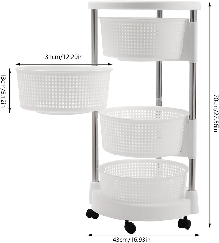 Cute Stuff Küchen Organizer Bathroom Servierwagen Rollwagen Kitchen Regal Küche Aufbewahrung Nischen