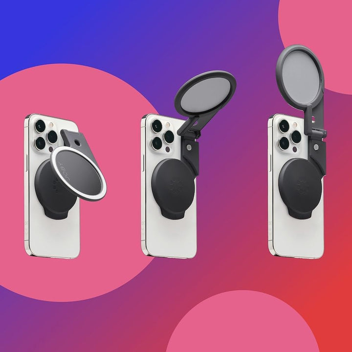 JOBY Beamo Ringlicht, Kompatibel mit MagSafe, LED Ringlicht, Mit Jedem Smartphone Nutzbar Dank des M