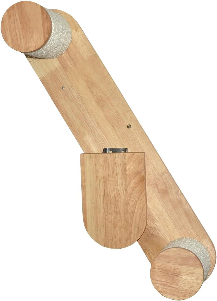 nanook Katzentreppe 3-stufig mit Sisalstämmen Wandkratzbaum Katzenleiter Kletterleiter Kletterwand -