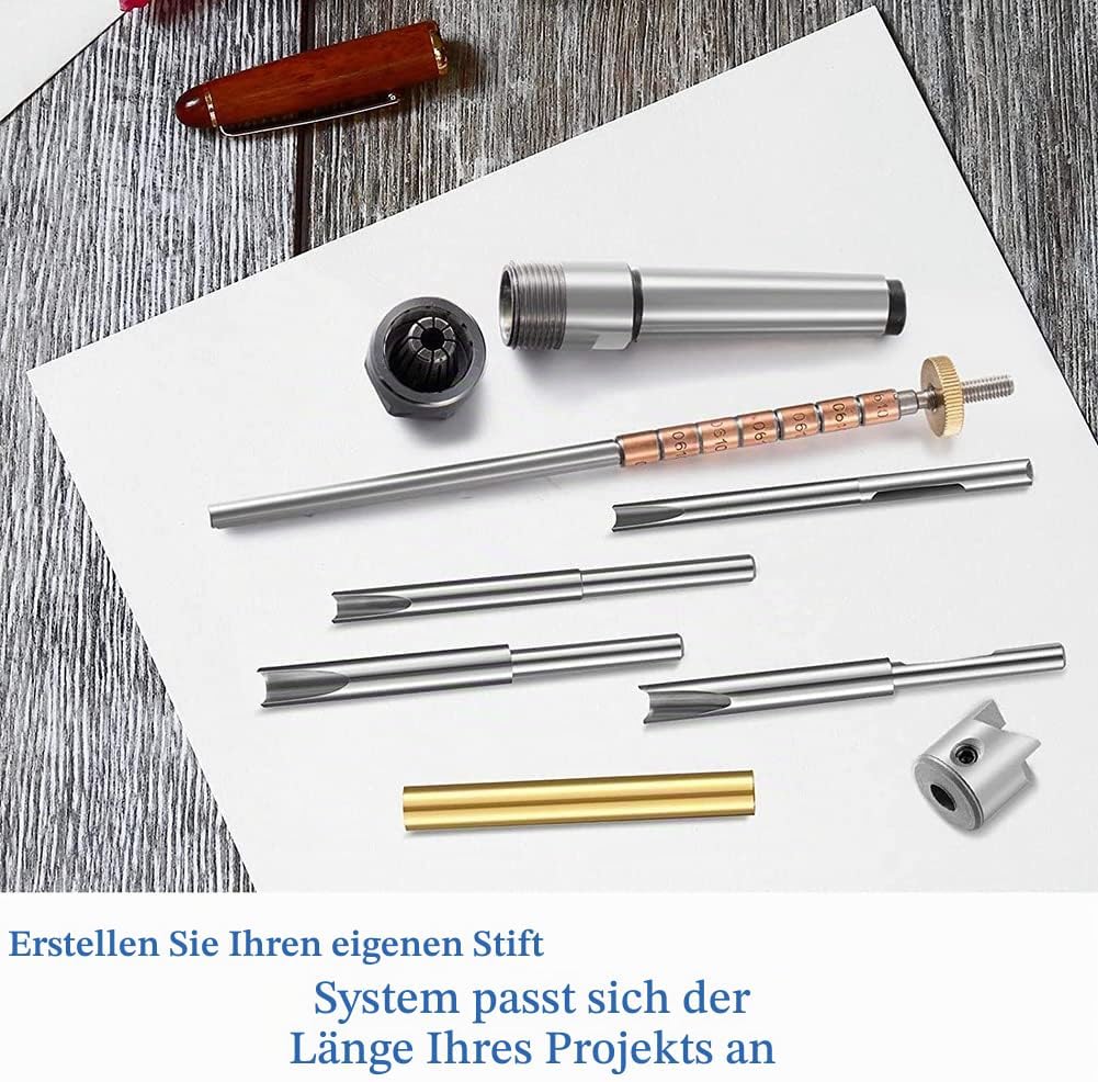 Stiftherstellungs Set Stiftschaft und Stifthalter Verkleidungm Set Holzdrehdorn für die Herstellung