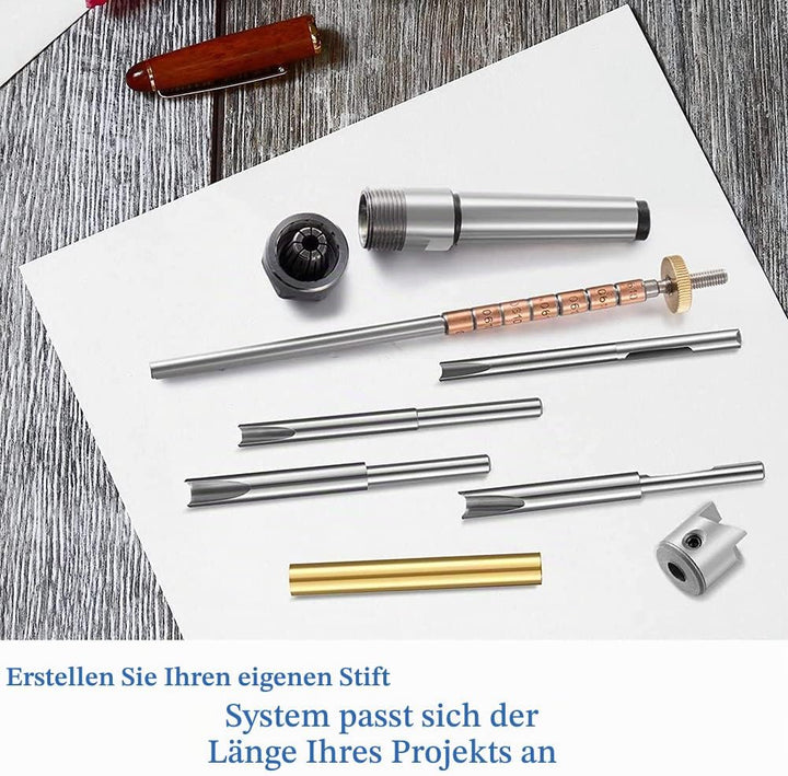 Stiftherstellungs Set Stiftschaft und Stifthalter Verkleidungm Set Holzdrehdorn für die Herstellung