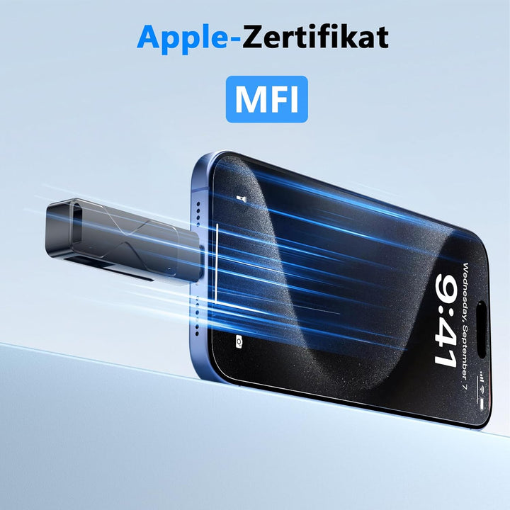 USB-Stick für iPhone 512GB, MFi Certified Lightning 3-in-1, externer Speicher, USB-Stick, für iPhone