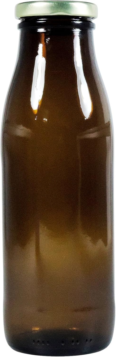 Viva-Haushaltswaren Gabriele Hesse e.K. Milchflaschen mit Schraubverschluss 8x 500ml, Saftflasche zu