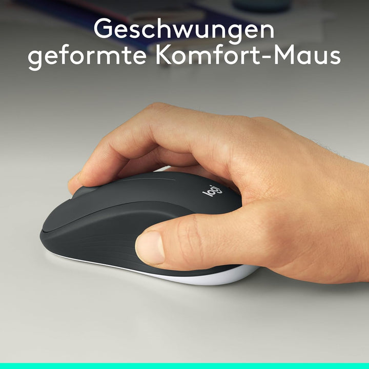 Logitech MK540 Advanced Kombi – Kabellose Tastatur und Maus für Windows, Deutsche QWERTZ-Tastatur –