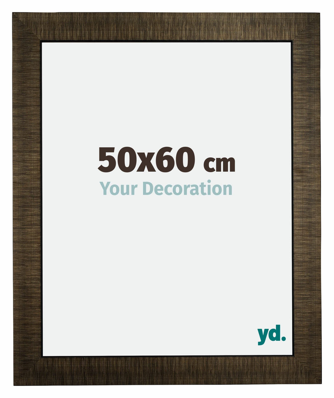 yd. Your Decoration - Bilderrahmen 50x60 cm - Bilderrahmen aus Holz mit Acrylglas - Antireflex - Aus