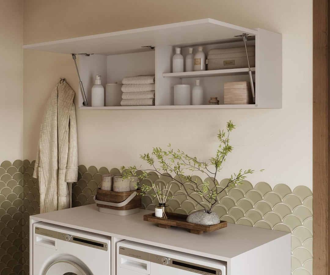 PLATAN ROOM Badschrank 80 cm 120 cm Badezimmerschrank Hängeschrank Badezimmermöbel Klappbarer Schran