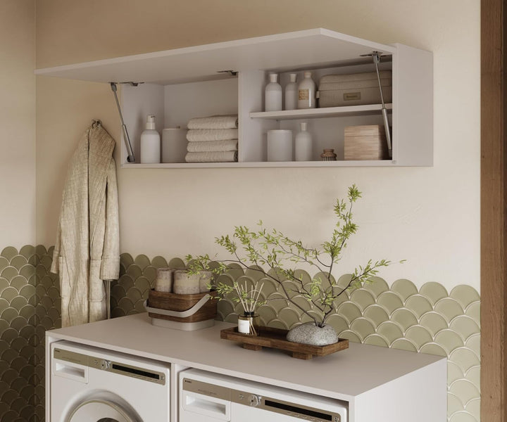 PLATAN ROOM Badschrank 80 cm 120 cm Badezimmerschrank Hängeschrank Badezimmermöbel Klappbarer Schran
