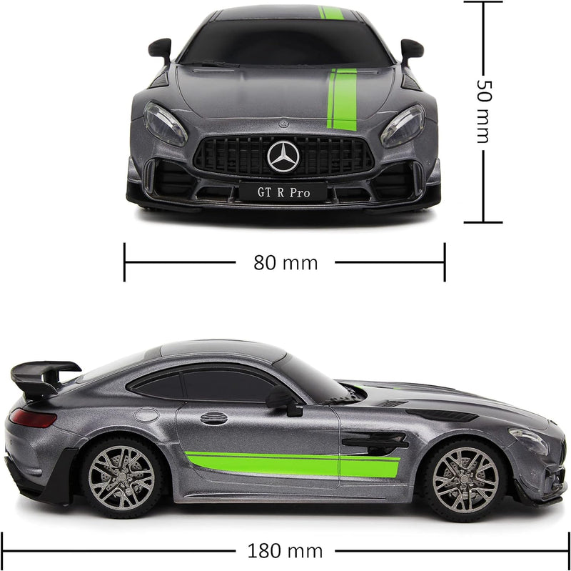 CMJ RC CARS Mercedes GT Pro AMG Ferngesteuertes Funkauto im Massstab 1:24, offiziell lizenziert, Arb