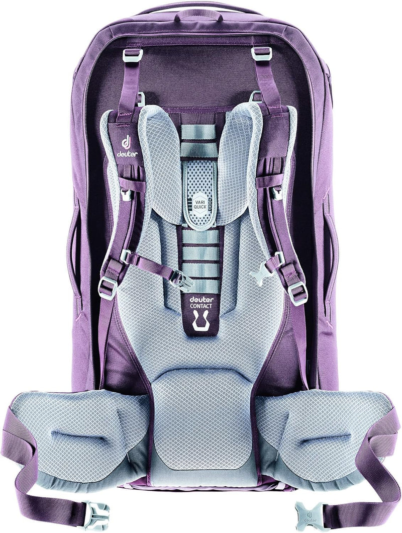 Deuter AViANT Access Pro 65 SL Damen Reiserucksack mit Daypack Schwarz, Schwarz