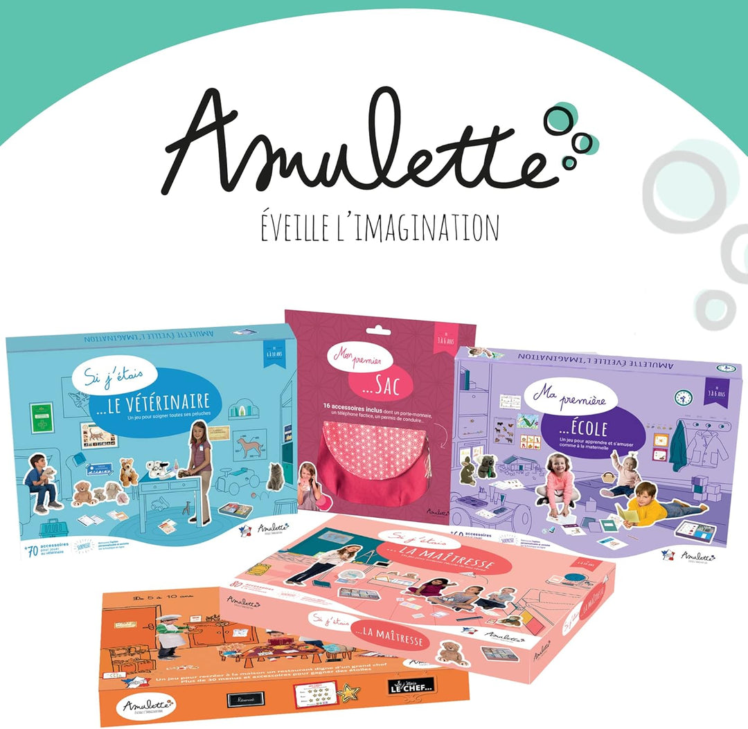 Amulette - Set SI Je était la Maîtresse - Lernspiel 6 bis 10 Jahre - 80+ Zubehör zum Spielen Grundsc