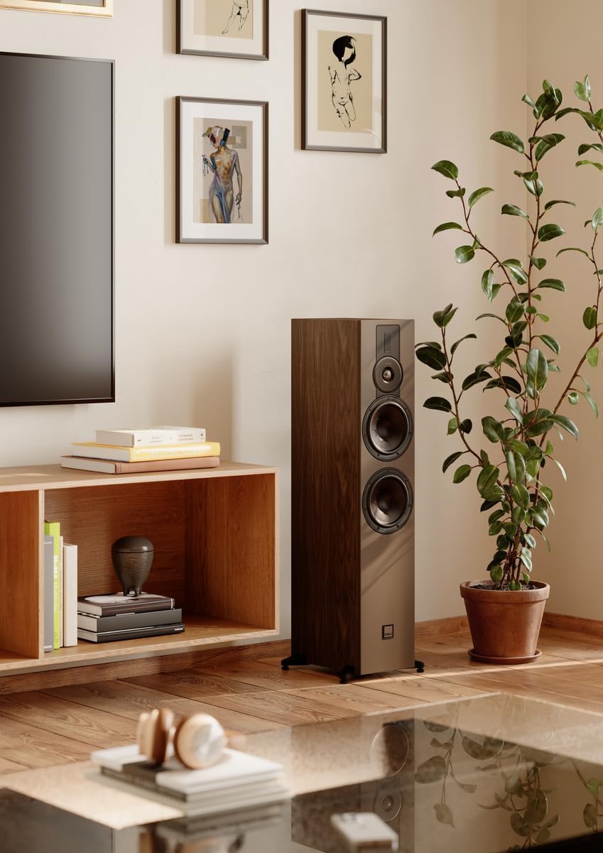 DALI SONIK 7 – Premium Standlautsprecher (Paar) mit Dual 17,8 cm Clarity Cone-Tieftönern, Hybrid-Hoc