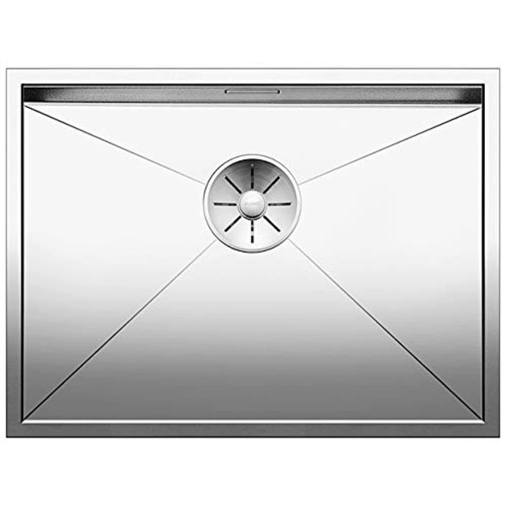 BLANCO 521591 ZEROX 550-U Edelstahl 550mm - ohne Armaturenbank Unterbau, Edelstahl 550mm - ohne Arma