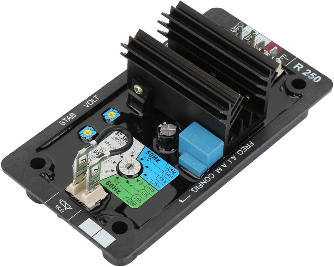 Spannungsregler R250 AVR Auto Spannungsregler Bürstenloses -Generierungssystem Set Zubehör