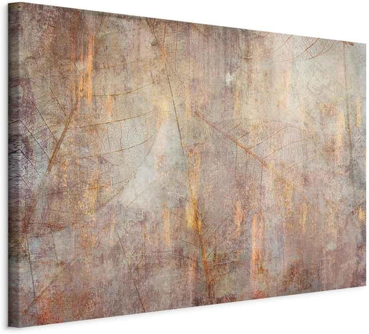 murando Akustikbild Blätter 120x80 cm Bilder Akustikschaum Hochleistungsschallabsorber Schallschutz