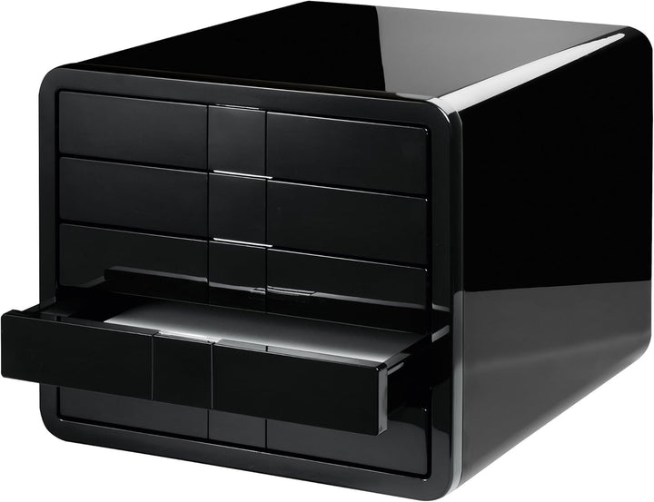 HAN Schubladenbox i-BOX, Schreibtischbox mit 5 Schubladen bis A4/C4, Auszugsperre, diskretes Beschri
