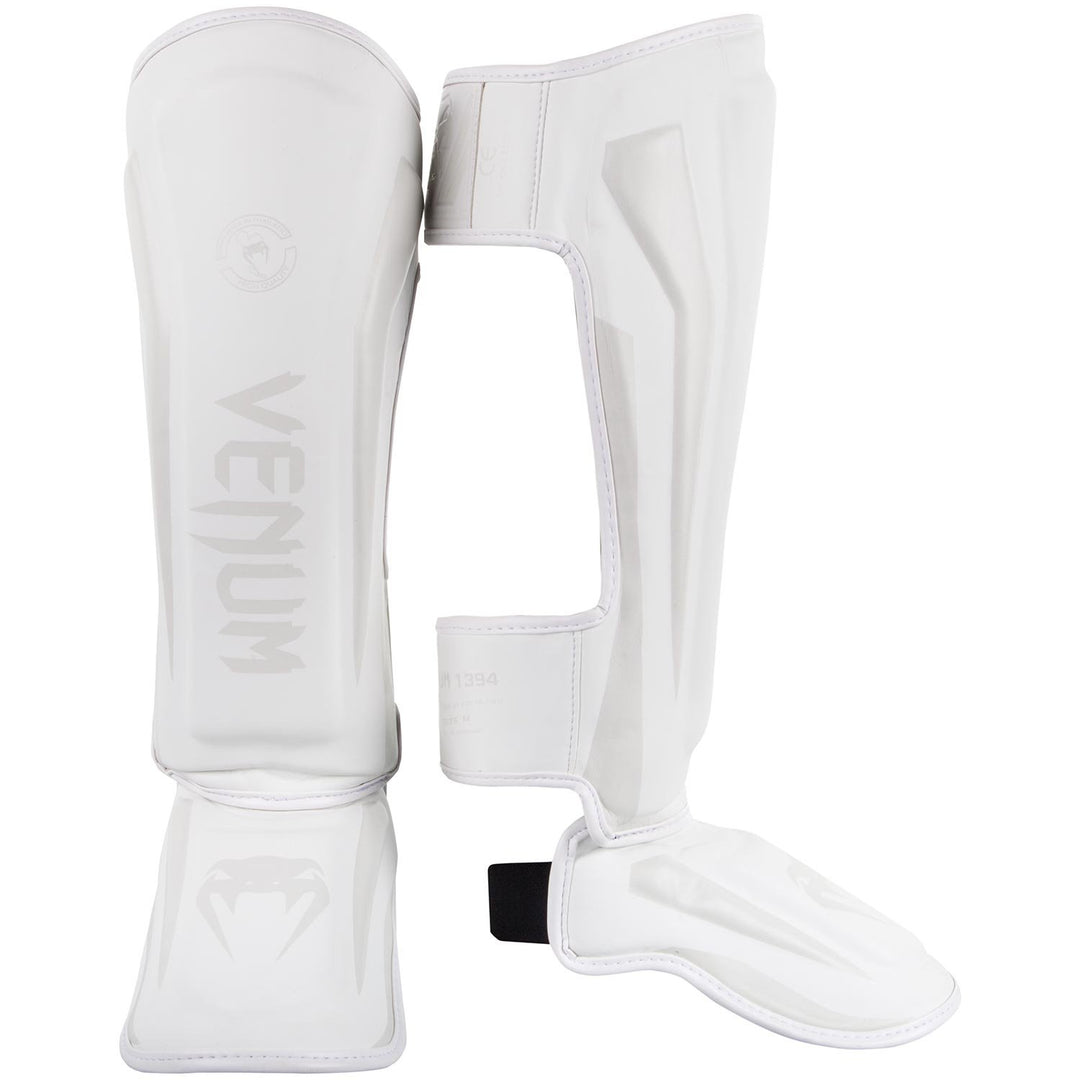 Venum Elite Boxen Schienbeinschutz L Weiss / Weiss, L Weiss / Weiss