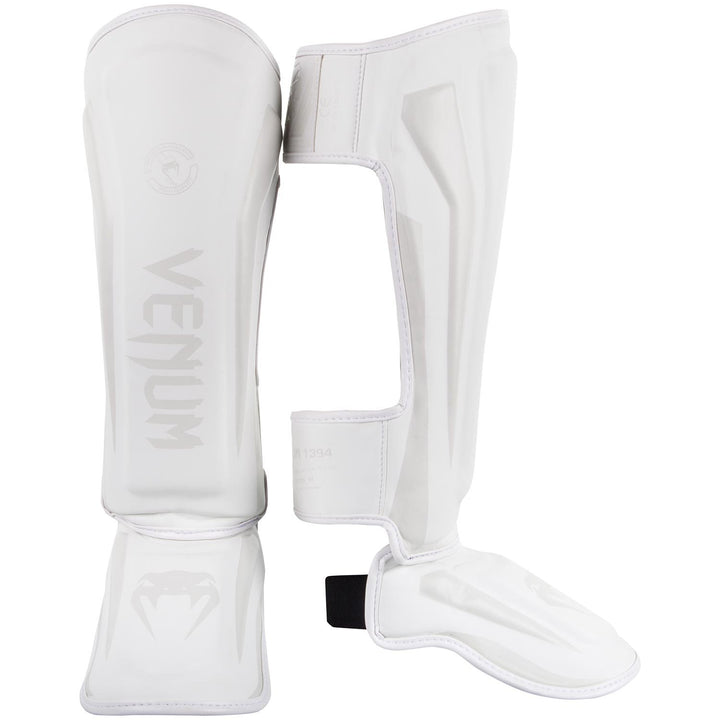 Venum Elite Boxen Schienbeinschutz L Weiss / Weiss, L Weiss / Weiss