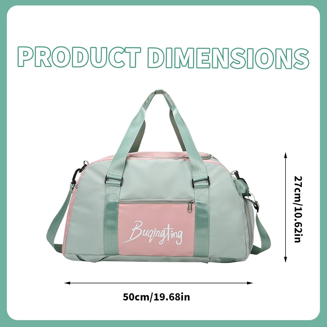 Sporttasche Damen Herren 35L Reisetasche mit Schuhfach und Nassfach Wasserdicht Gym Bag Trainingstas
