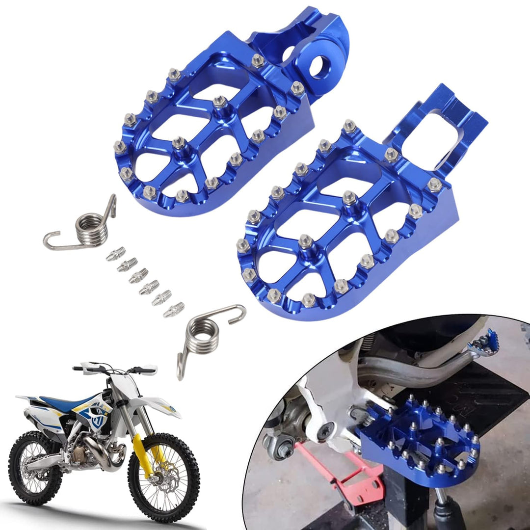 Fussrasten Motorrad,CNC MX Fussrasten Fussrasten Ruhepedale Für 2016-2018 TC FC TE FE 85-501 TX FX 1