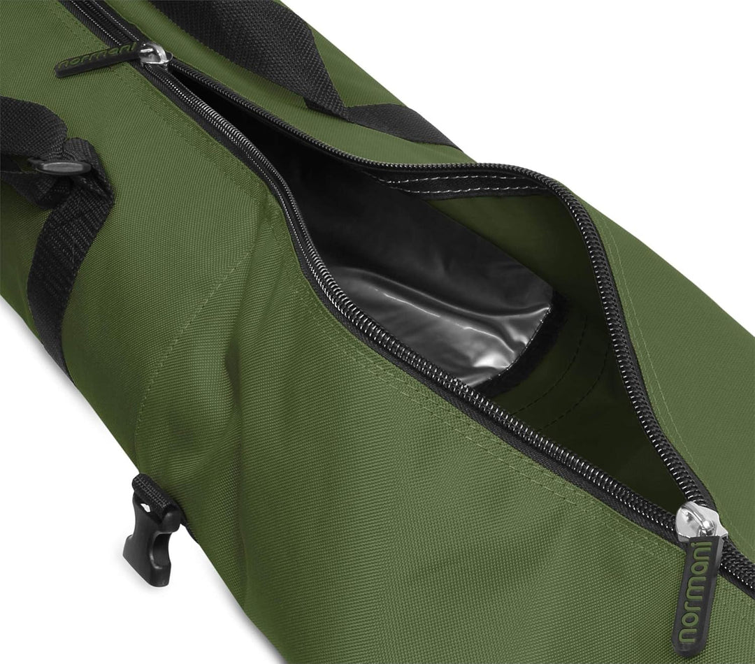 normani Skitasche Skisack in 170 cm und 200 cm Länge Oliv 200 cm, Oliv 200 cm