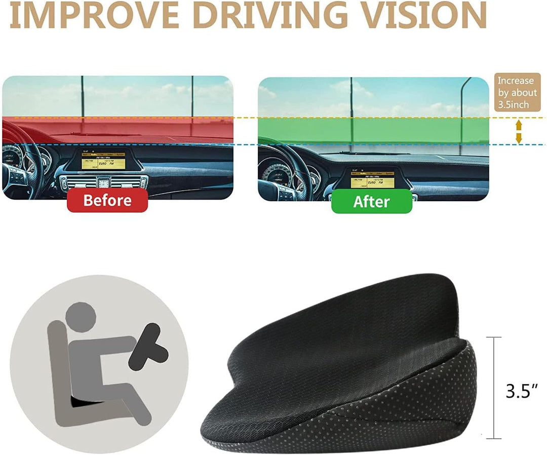 Livtribe Autositzkissen,Ergonomisches Sitzkissen für Auto,Memory Foam Autositzauflage,orthopädisches