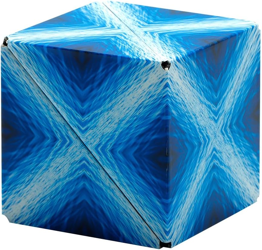 Shashibo Formwechsel-Box – Preisgekrönter, patentierter Zappelwürfel mit 36 Seltenerdmagneten – läss