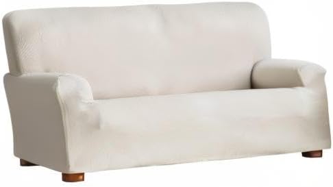 Eysa Ulises elastisch Sofa überwurf 3 sitzer, Polyester-Baumwolle, 00-Ecru, 37 x 9 x 29 cm 37 x 9 x
