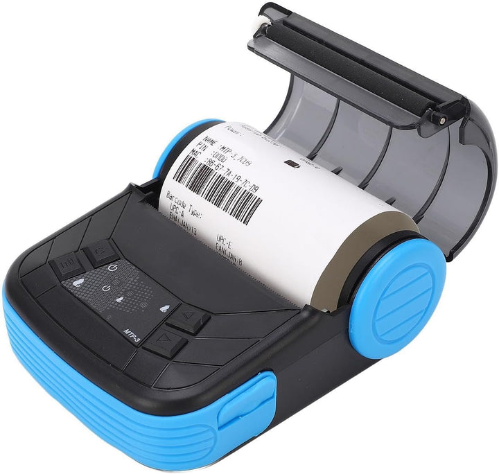 Fafeicy Mini Tragbarer Kabelloser 80mm Thermodrucker für Quittungen Tickets Rechnungen POS System Ko