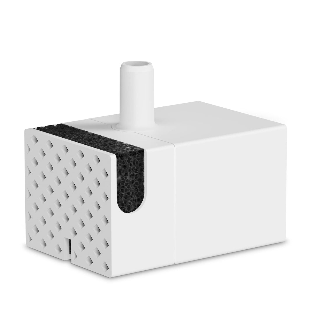 PETLIBRO Katzenbrunnen mit kabelloser Pumpe 2,5 l/84 oz Trinkbrunnen für Katze BPA-frei (Weiss - Nur