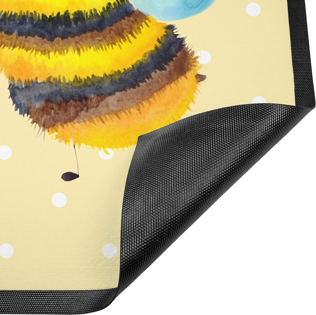 Mr. &amp; Mrs. Panda 50 x 75 cm Fussmatte Hummel flauschig - Geschenk, Türvorleger, Tiermotive, Blume, H