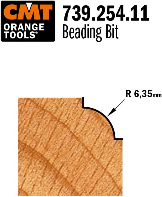 CMT Orange Tools 739.254.11 – Erdbeere R. Concavo mit rodam. HM S 6 D 25.4 R 6.4