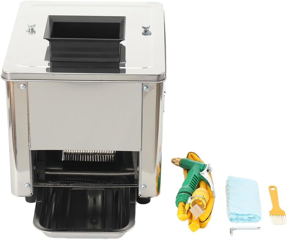 Fleischschneidemaschine 850 W elektrischer Fleischschneider kommerzielle Fleischschneidemaschine aus