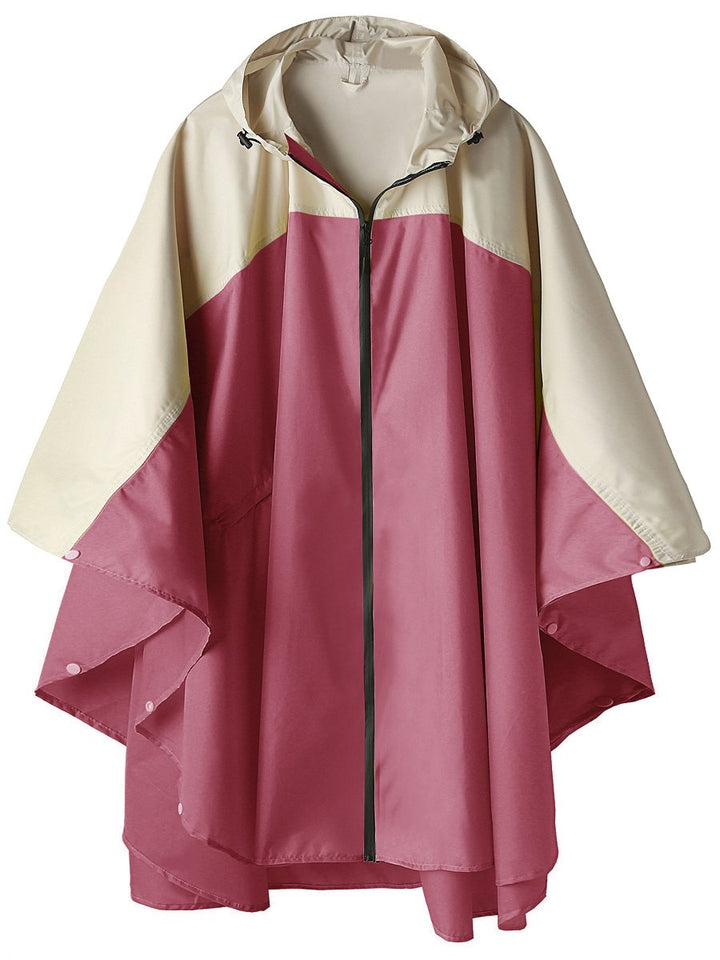 SaphiRose Unisex Regenmantel Umhang Mantel Einheitsgrösse A - Rosa, Rot, Weiss, Einheitsgrö