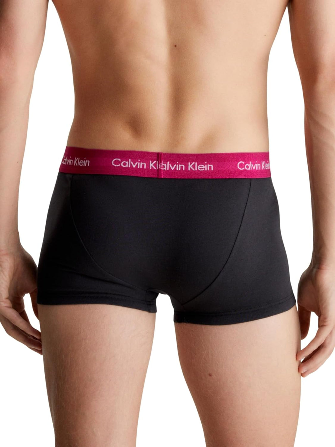Calvin Klein Herren 3er Pack Boxershorts Low Rise Trunks Unterwäsche XS Black (B- Gry Htr, Chesapeak