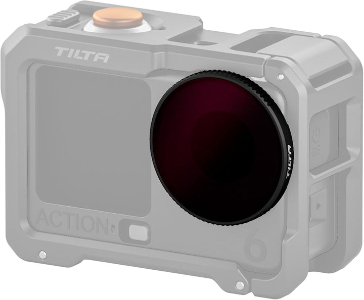 Tilta Action 6 Filter-Kit, ND8/ND16/ND32/Polarisationsfilter Kompatibel mit DJI Osmo Action 6 – Schw
