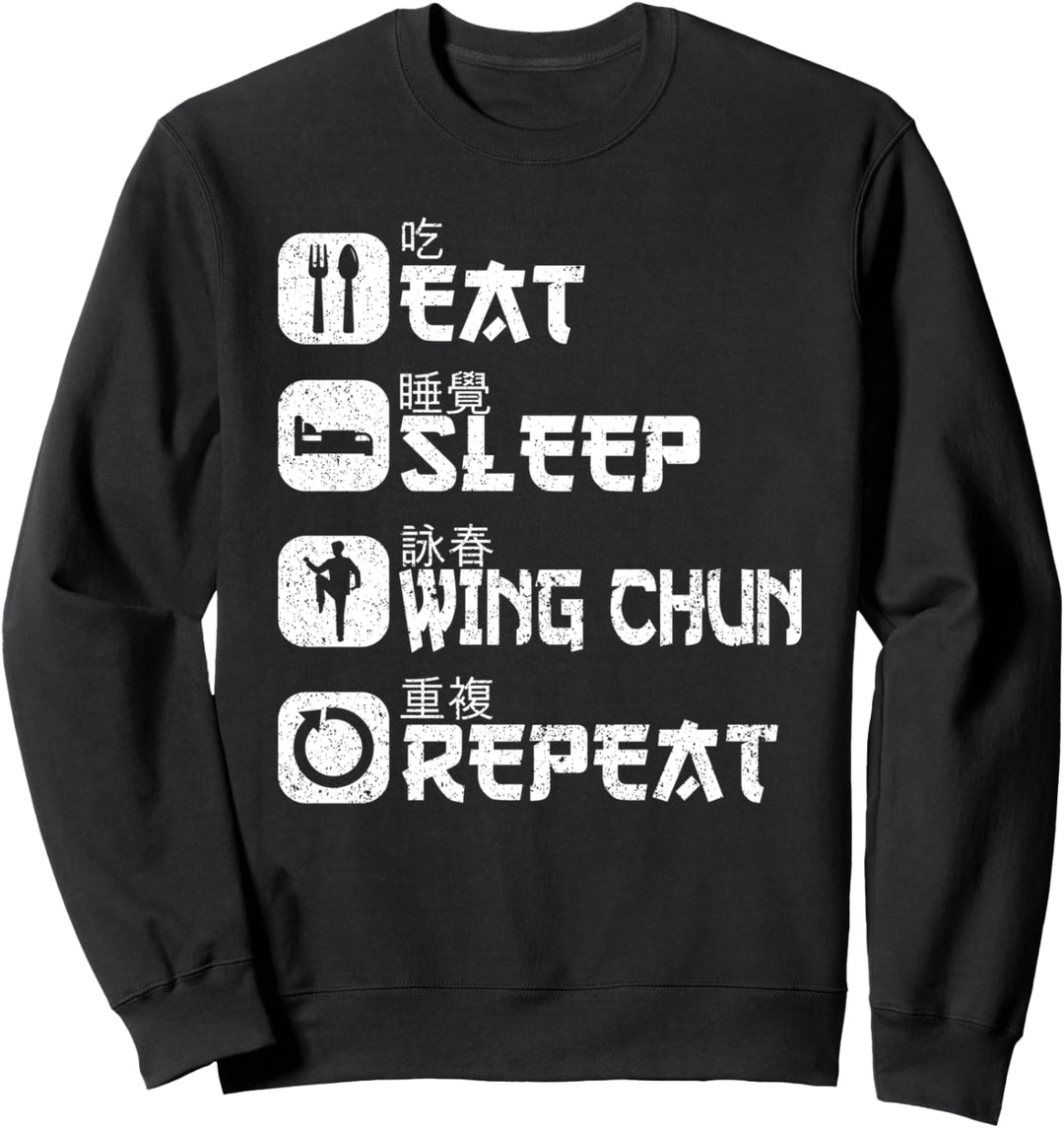 Wing Chun Kung Fu Martial Arts Chinesische Kampfkunst Sweatshirt