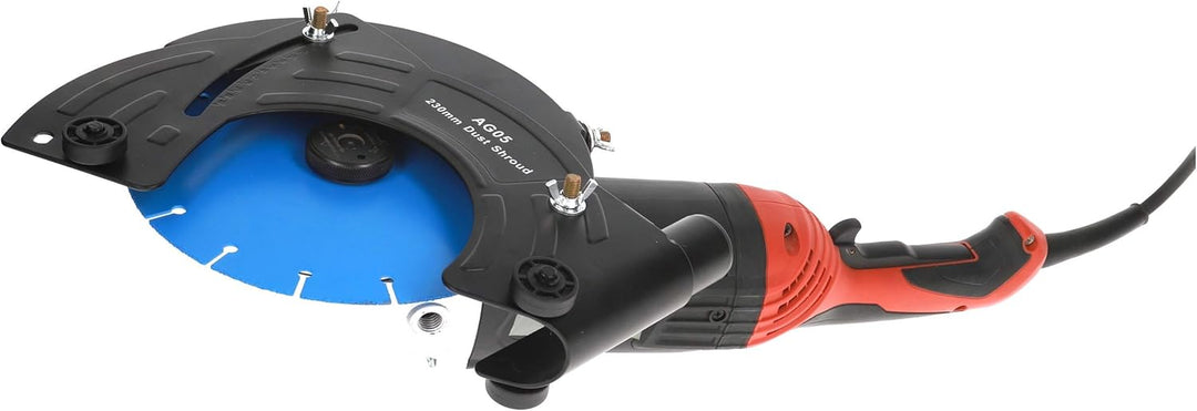 PRODIAMANT Trennscheibe Absaugung für Winkelschleifer 230mm M14 universal Trenn staub saugadapter, 2