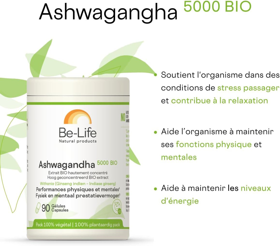 Be-Life Ashwagandha 5000 bio - 90ca