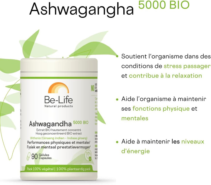 Be-Life Ashwagandha 5000 bio - 90ca