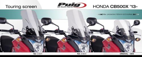 Puig 6480F Tourenscheibe, stark getönt, stark getönt