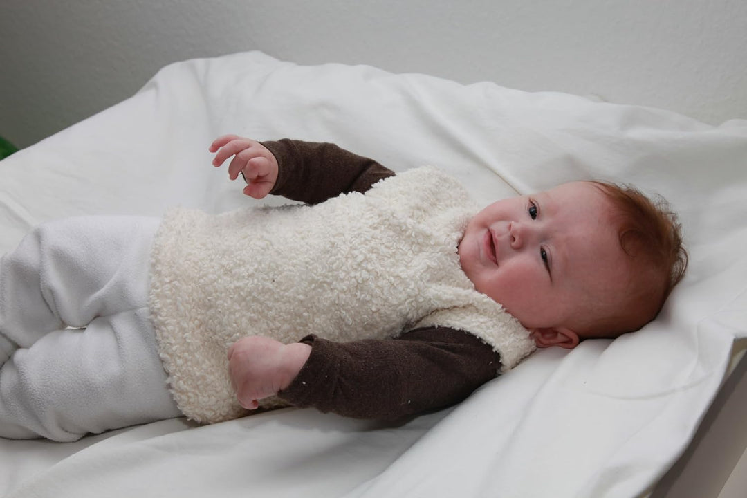 Efie Bio-Pullunder für Babys & Kleinkinder – 100% Baumwollplüsch (KBA) – Unisex – GOTS-Zertifiziert