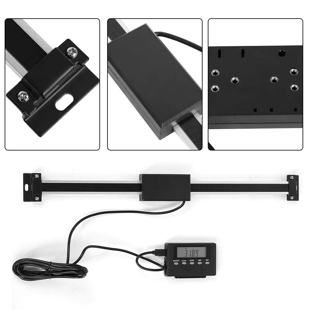 Digitalanzeige Kit, 0-300 mm Präzise Lineare LCD Digitalanzeige Skala für Fräsmaschinen Drehmaschine