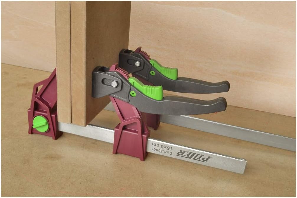 PIHER Leichter Knebel aus Nylon und Glasfaser, Rot