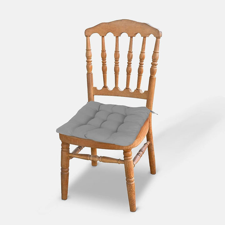 Trintion 8er Set Sitzkissen mit Bindebändern – Bequeme 40x40 cm Stuhlauflage Gartenstuhl, Esszimmers
