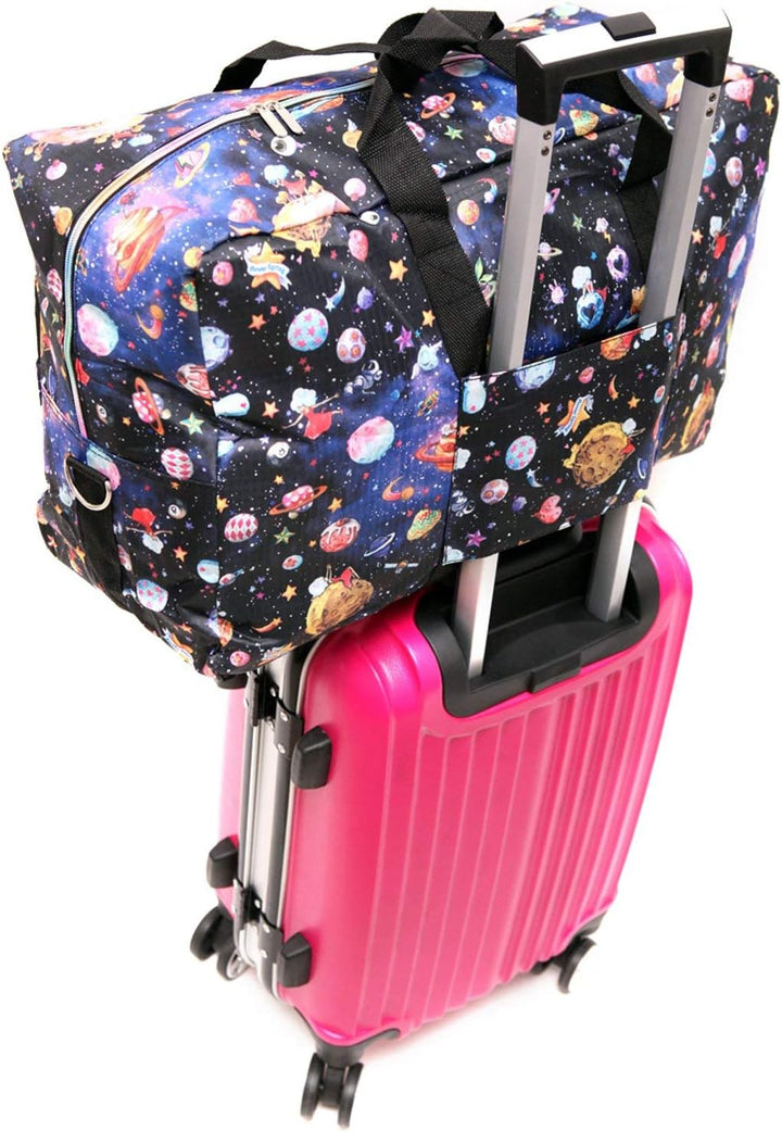 Arxus Grosse Faltbare Reisetasche Tragen Sie die Reisetasche am Wochenende über dem Gepäck mit Schul